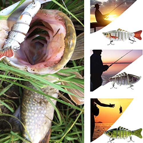 Multi secções 2 Triplo Garras Ganchos de peixes Artificial Forma Isca Vivencionista Pesca Spinner An