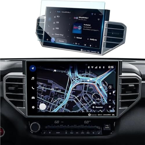 Protection d'écran en verre premium pour console tactile Toyota Tundra 14"