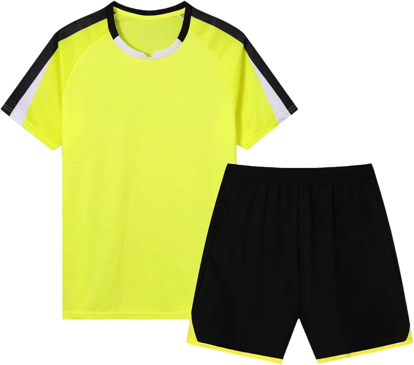 Cambkatl Boys Short Sleeve Raglan T-Shirt with Shorts Athletic Football Summer Two Piece Outfits for 5-15 Years