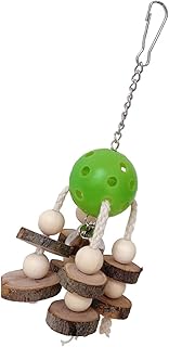 5pack Pet Bird Chewable Toy Bird Cage Ornaments Parrots Intelligence Training Tool for Large Bird Cages