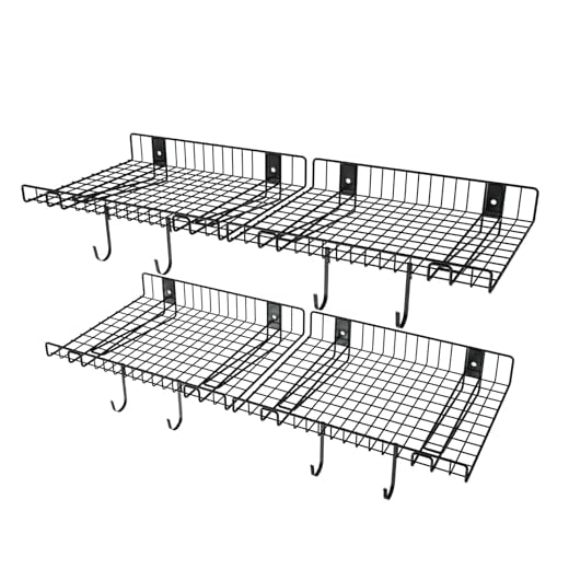 Heavy Duty Garage Wall Shelf Set of 4