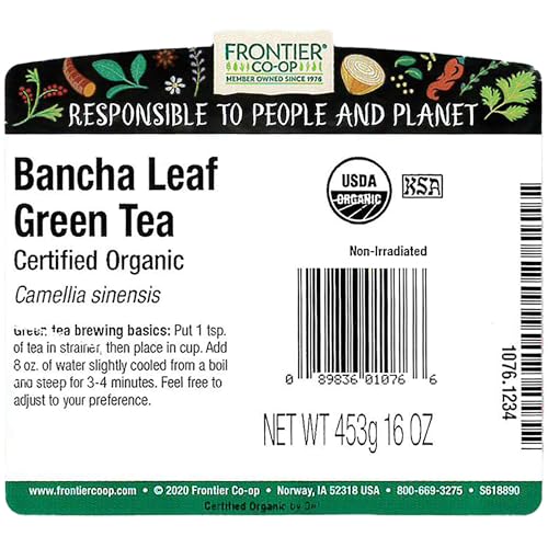 Frontier Herb Tea Lse Bancha Leaf, 16 oz image 5