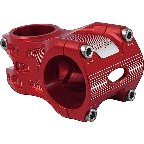 Hope Am/Freeride Stem - 35Mm, 35 Clamp, -0, 1 1/8", Aluminum, Red #TOP14