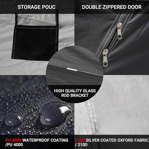 Tienda para bicicletas impermeable modular cobertizo exterior de plástico para 2 a 5 bicis 4