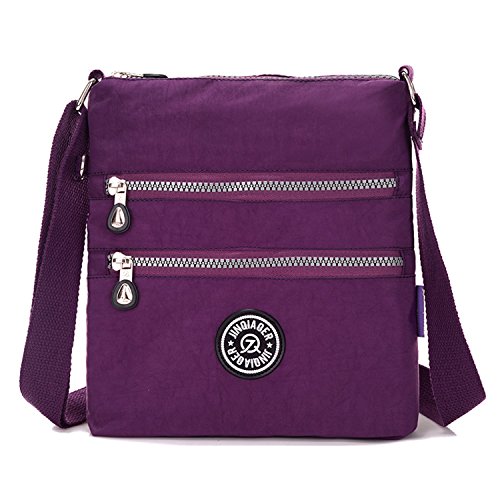 Outreo Bolsos de Moda Bolso Bandolera Casual Bolsas de Deporte Impermeable Ligero Bolsos Escuela Mujer Bolsas de Viaje para Tablet Pequeña