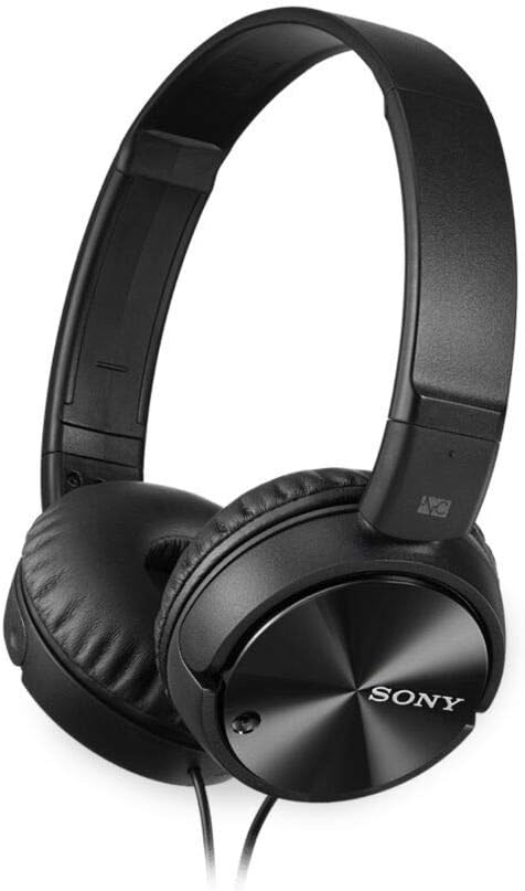 MDRZX110NC Noise Canceling On Ear Headphones, Black, Wired