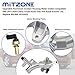 MITZONE Upgraded Aluminum Coolant Housing Water Outlet Compatible with 2011-2020 Chevy Cruze Sonic Trax Volt Buick Encore 1.4L Replace 25193922 902-846