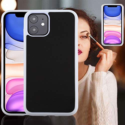 Dangshanchao Étui pour téléphone for iPhone 11 TPU + PC Anti-Gravity Dropproof Protection arrière Couverture (Noir) Cas de téléphone (Couleur : Blanc)