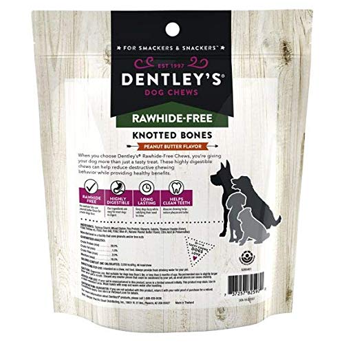 dentley's rawhide knotted bones