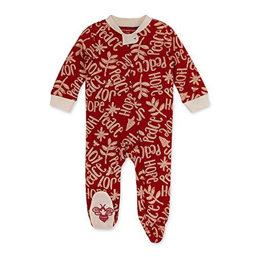 Image of Burt's Bees Baby unisex-baby Sleep & Play, Organic One-piece Romper-jumpsuit Pj, Zip Front Footed Pajama