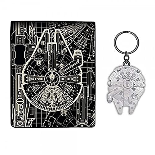 Star Wars Millennium Falcon Wallet and Keychain Box Set2