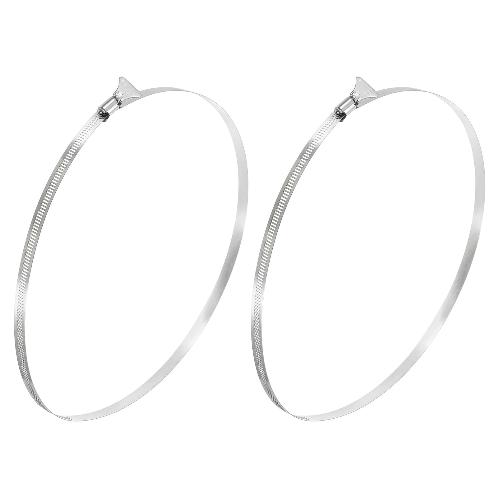 Abrazaderas de manguera 289-311 mm de acero inoxidable uxcell de engranaje helicoidal