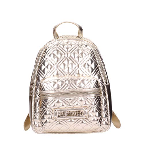 Love Moschino Mochilas mujeres Oro: única