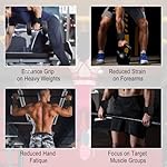 Lifting Hooks for Weight Lifting: Weightlifting Hooks Wrist Straps Hand Grip Support for Deadlift Weightlifting Gym Gloves for Men & Women - Image 4