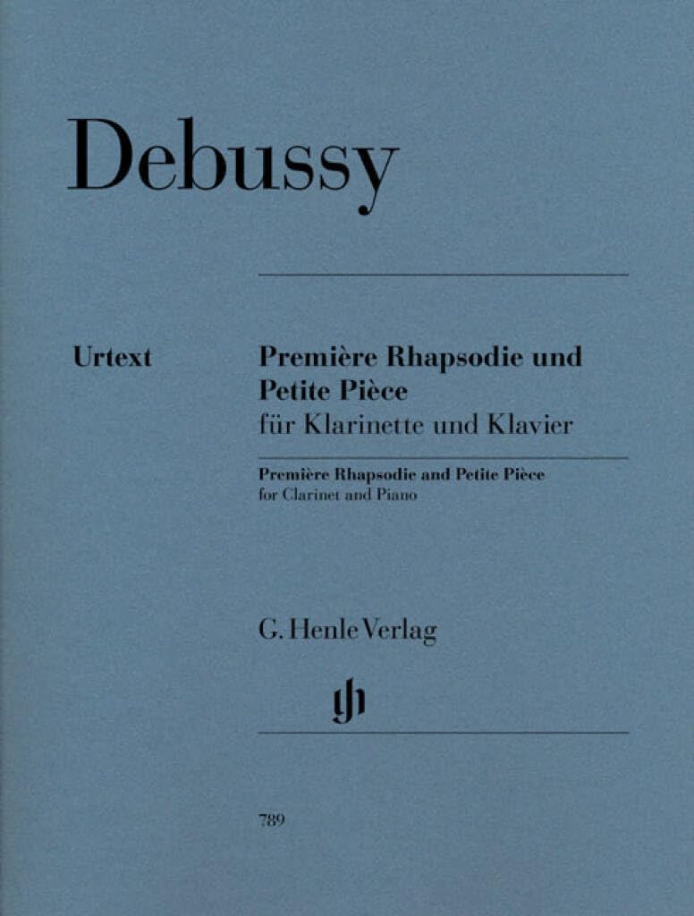 Première Rhapsodie and Petite Pièce - clarinet and Piano - (HN 789)