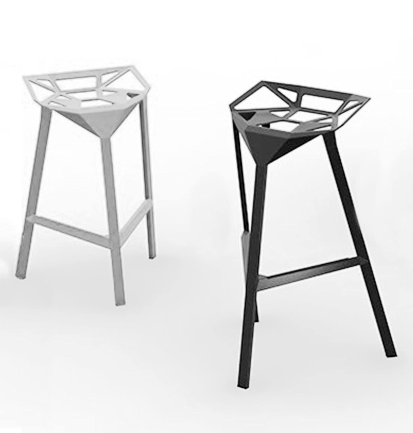 Amazon.co.jp: マジス スツール スツールワン ホワイト 53.5x46x74cm