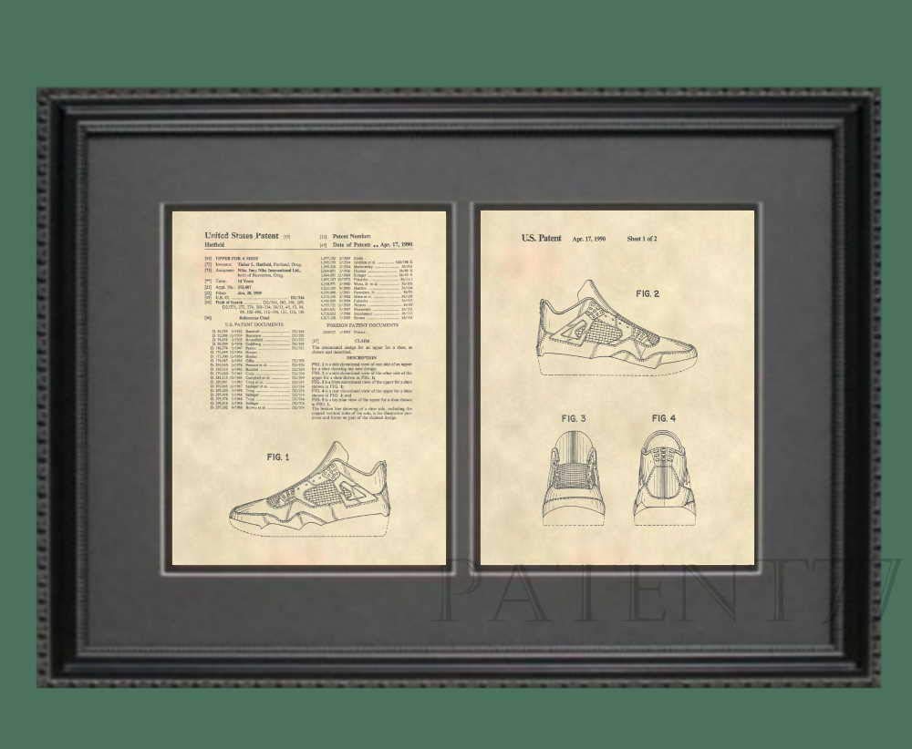 Amazon.com: The Art Of Innovation - Patent Prints - Air Jordan