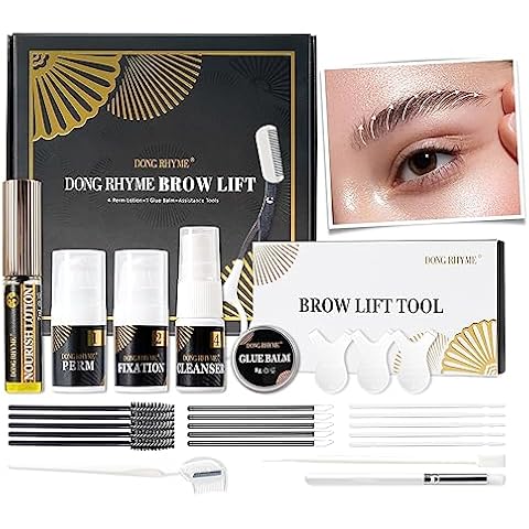 Brow Lamination Kit 2023 Upgraded, DONG RHYME Brow Lift Kit Long Lasting Eyebrow Lamination kit Easy to Use For Salon and At Home Cover