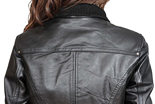 Blouson Teddy noir femme 46 pour trouver une veste de mi-saison confortable