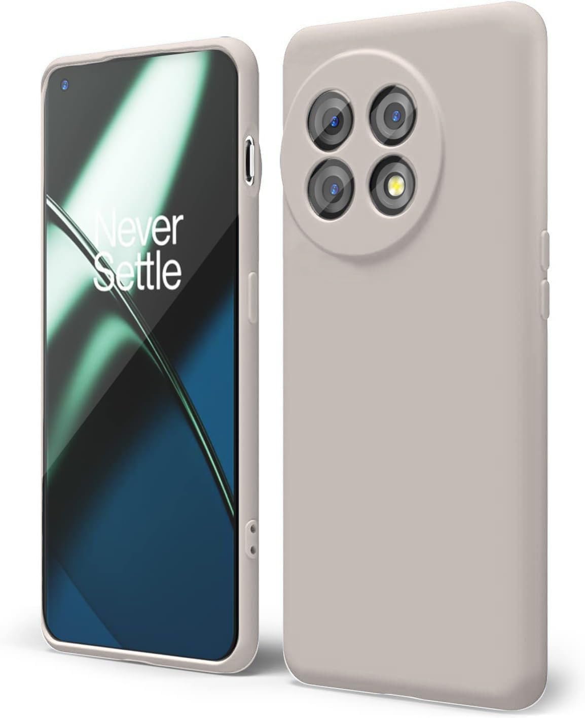 DIZORO Microfiber Candy Compatible for Oneplus 11R 5G Mobile Accessories Trendy Smooth Touch Cushion Liquid Soft Silicone Gel Rubber Phone Cases Non-Slip Full Body Protective Shockproof (Stone Grey.) (B0DFMLVNJP) Amazon Price History, Amazon Price Tracker