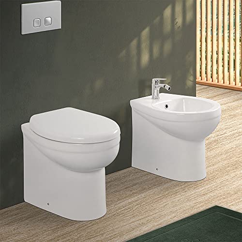 Inbagno Sanitari Bagno filomuro Bianco Lucido