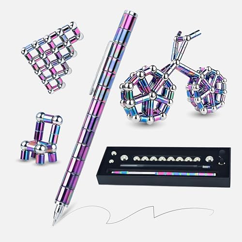 1666 Cool Magnetic Pen,Stimulates Creativity and Imagination?Multifunctional deformable Magnet Writing,Best Gift for 8 Years and up, Novelty Toy Gift for Kids or Friends