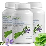 AloeCure VeraFlex Natural Joint Health Supplement with USDA Organic Aloe Vera - Plant-Based Capsules to Support Comfort, Mobility and Flexibility - All-Natural Formula, 60 Capsules