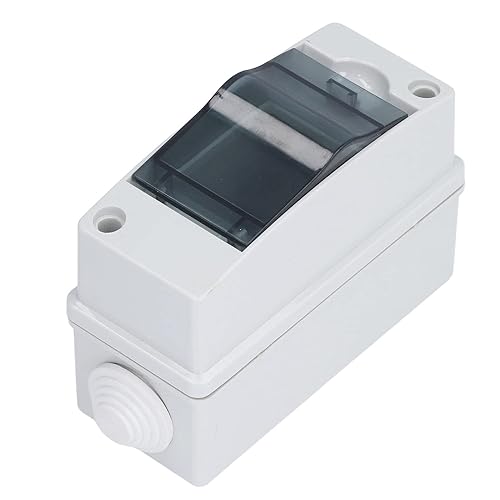 Miniatura 3 de Caja de protección de distribución de 8 vías, IP65 2 riel DIN impermeable, transparente, caja de conexiones de distribución para disyuntor de pared