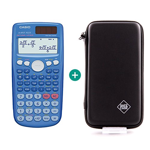 Preisvergleich Produktbild P-Casio-17 (Casio FX-85GT Plus Blau + Schutztasche)