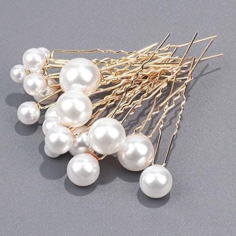 18Pcs Bridal Pearl Hair Pins Set Cover