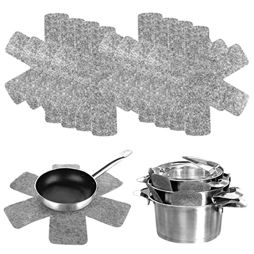 Lot 8 Protège-Poêles 26 Cm – Séparateurs Anti-Rayures Empilables Pour Casseroles Poêles