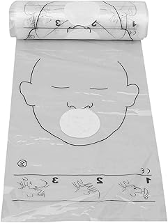 Protetor facial descartável para uso em emergência, 1 rolo cardiopulmonar