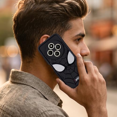Image of DARKFIT Back Case Cover Compatible for Poco C75 5G | Silicone Case | Camera & Body Protection| Shock Proof | for Poco C75 | Color Black