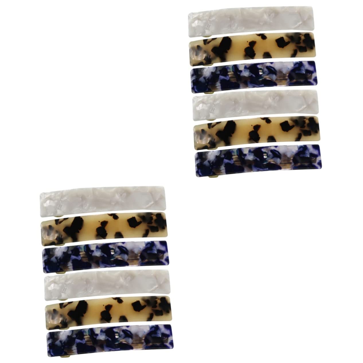 minkissy 12piezas Para Cabello De Acetato y Accesorios Para Mujeres Cabello Grueso y Fino Clips Para Maquillaje y Estilo Aleatorios