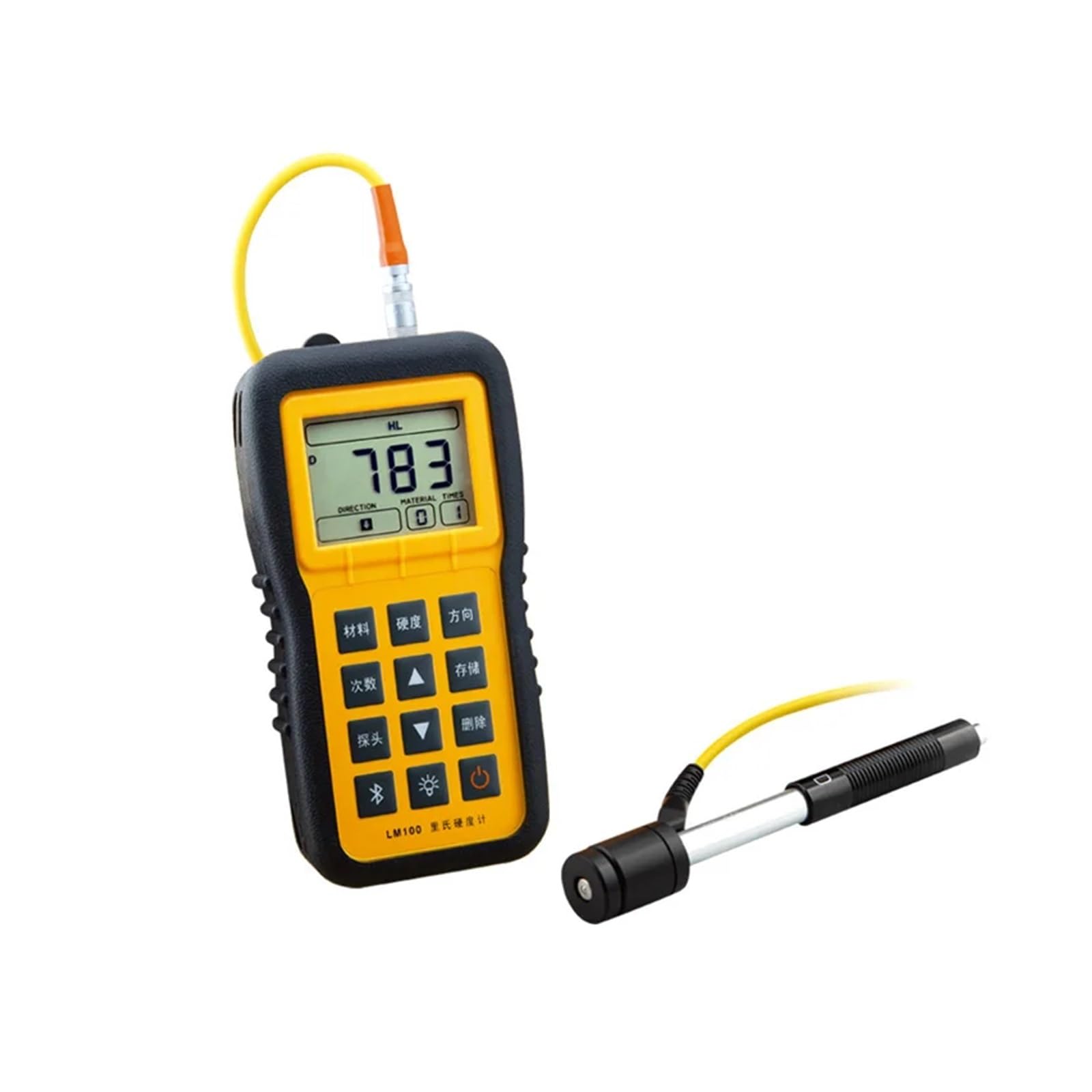 CUDTAPI LM500 Leeb Durometer Metal Hardness Tester With D Impact Device And Leeb Hardness Block(LM100)