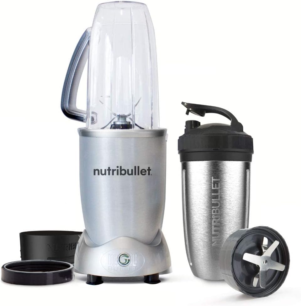NutriBullet 01410 1200 Series Blender, Stainless Steel Amazon.co.uk