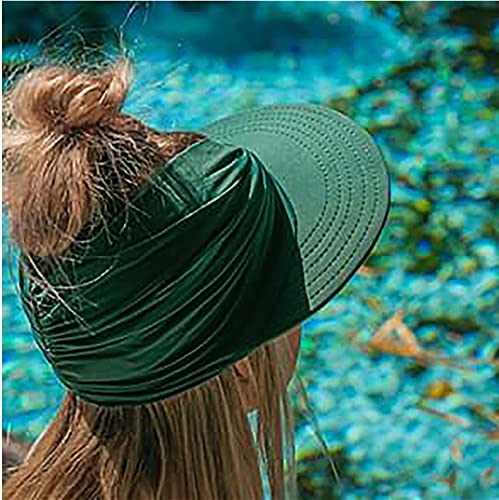None-Brand-Sun-Visor-Hats-for-Women-Wide-Brim-UV-Protection-Summer-Beach-Cap-Elasticity-Empty-Top-Cap