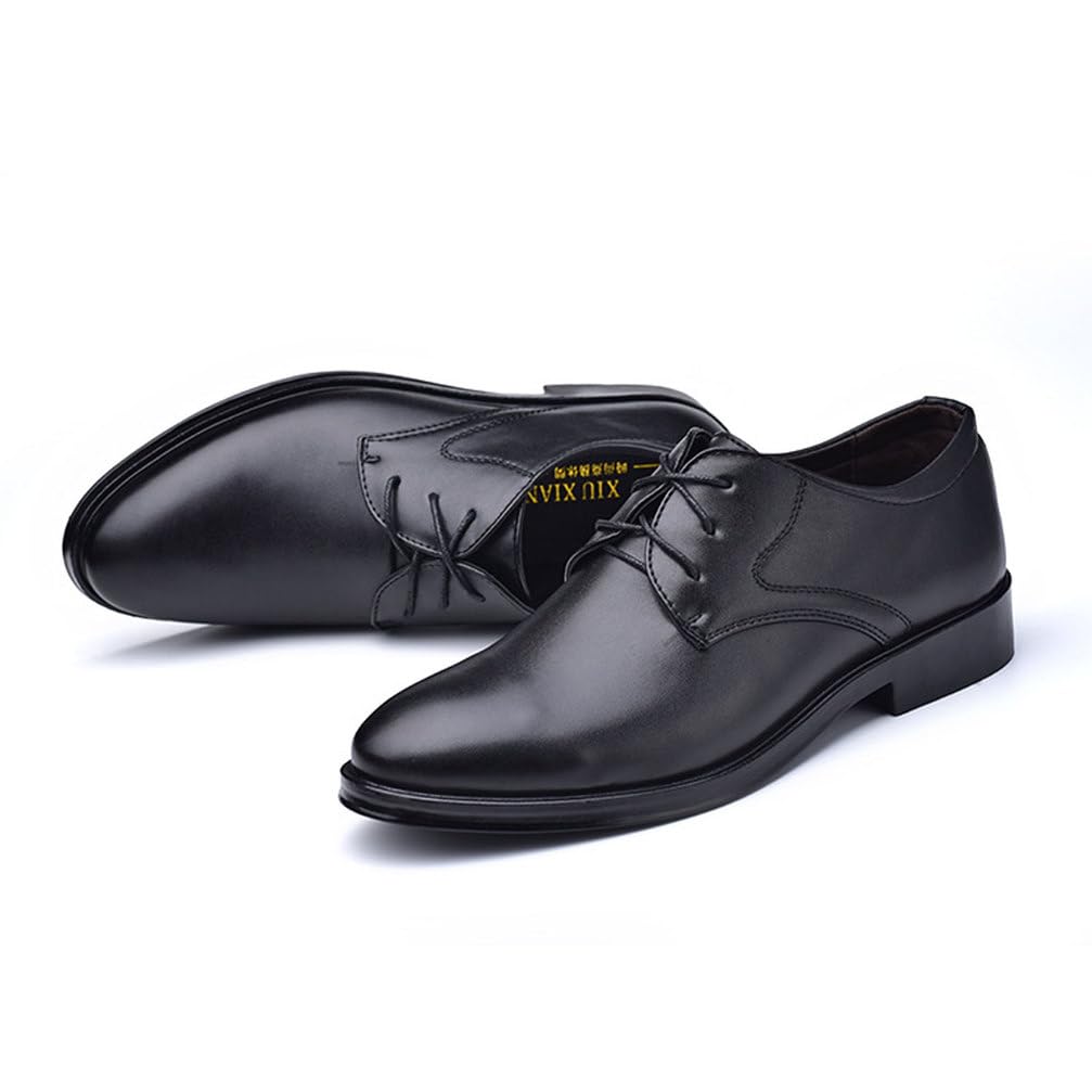 Zapatos Oxford Hombre Clásicos De Cordones para Oficina, Boda & Casual