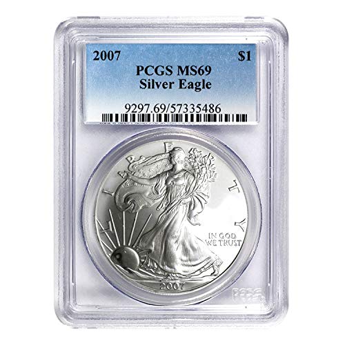 2007 American Silver Eagle $1 MS-69 PCGS