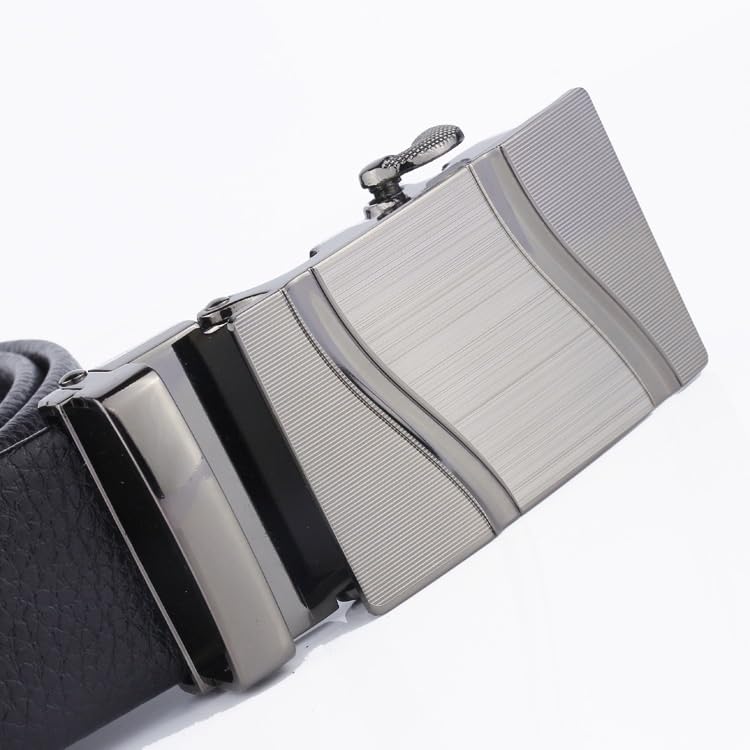 JSEIAJB Automatic Buckle Men's Belt Men's Casual Belt Wear-resistant Belt3