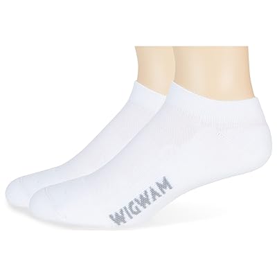 Wigwam Cool Lite Low, 2 Pack Crew Cut Socks Shoes White