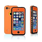 New Waterproof Shockproof Dirtproof Snowproof Protection Case Cover Only for Apple Iphone 5C Orange