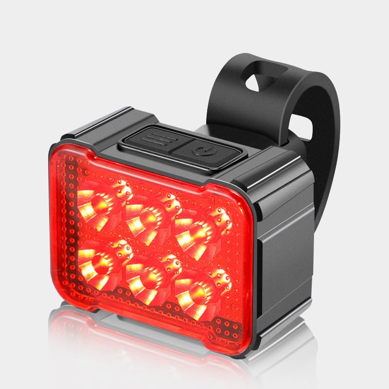 Bicycle Lights Front and Rear for Koga Kinsei 2020, Super Bright Waterproof  Bike Lights Set for Night Riding Bike Headlight and Bicycle Taillight,B