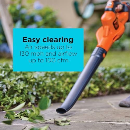 BLACK+DECKER 20V MAX* Cordless Sweeper with Power Boost, Leaf Blower with Battery and Charger (LSW321) - image 2