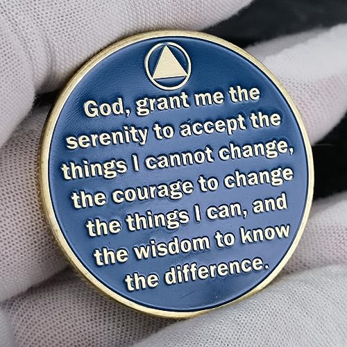 Phoenix in Flames Sobriety Chip Rising from Addiction with Strength AA Medallion Recovery Challenge Coin - Image 7