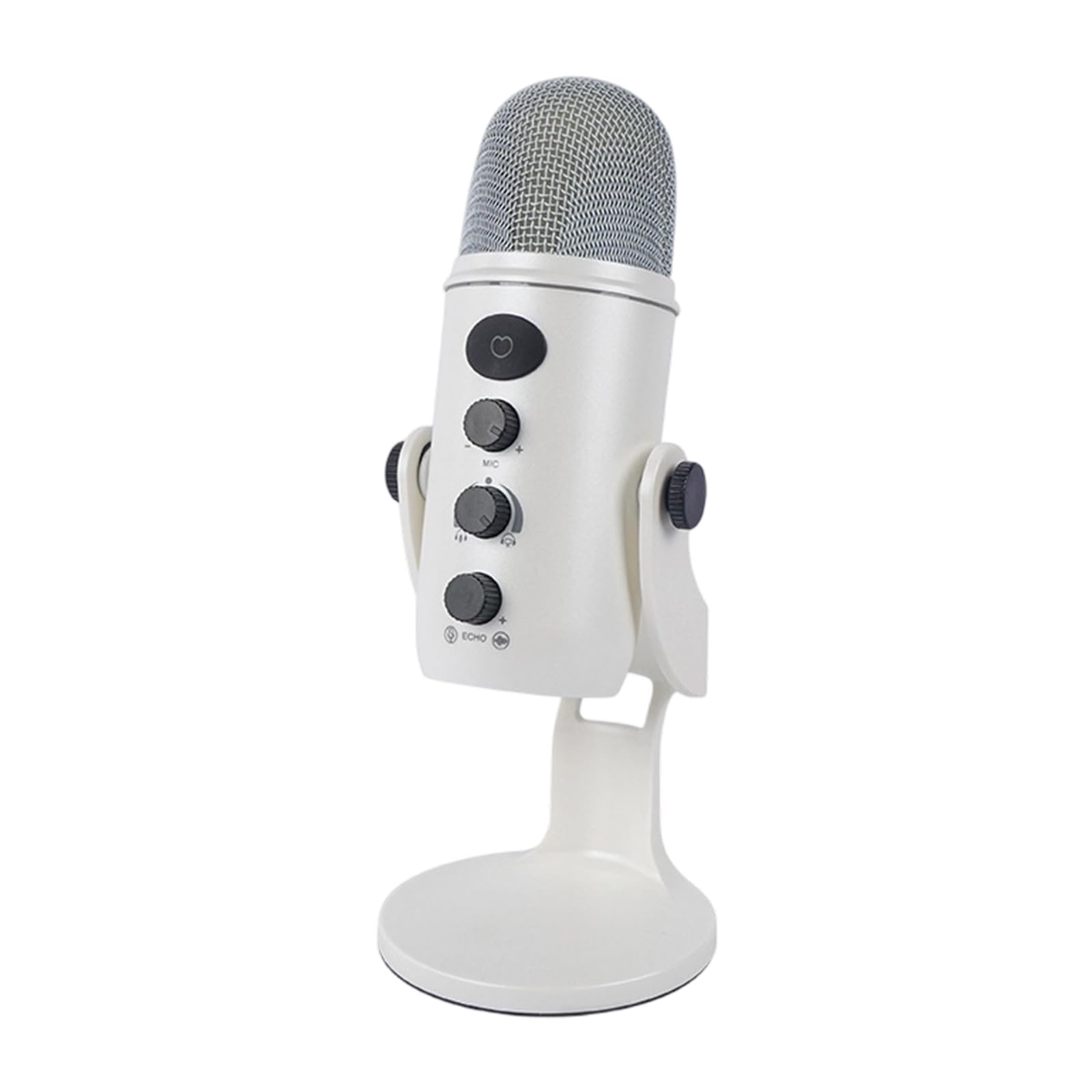 Micrófonos de Condensador USB Profesionales con reducción de Ruido Avanzada y Control de Volumen Plugs and Play para Juegos móviles Streaming Podcasts Micrófono de Condensador Podcast Mic