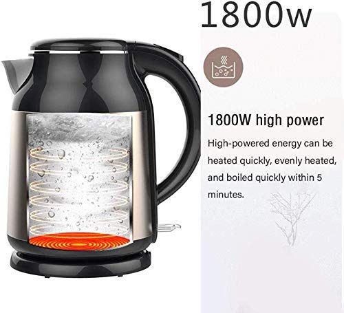 Kettle eléctrico de acero inoxidable 1.8 litros 1800W miniatura 3