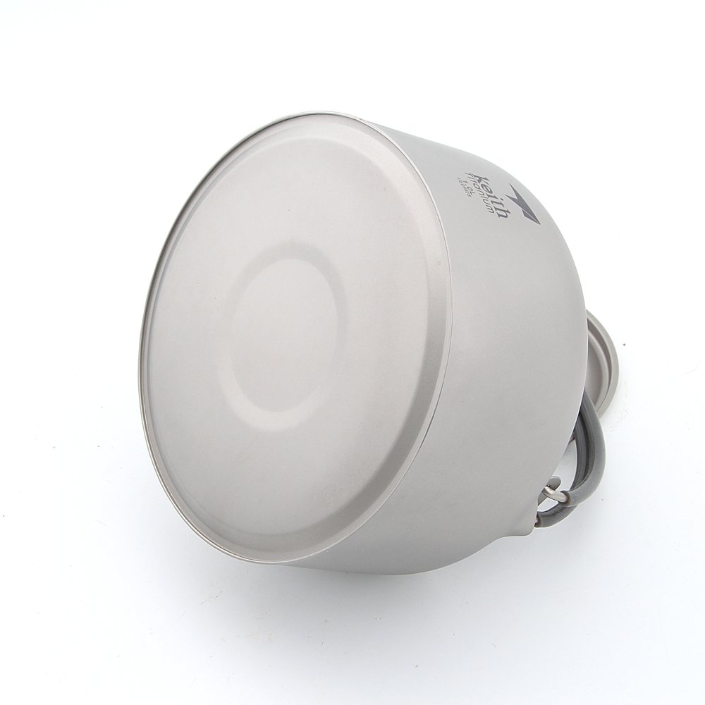 Keith Ti3901 Titanium bouilloire extérieur randonnée pique-nique Thé à suspendre bouilloire 1L 130 g