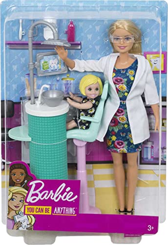 Set Barbie Profesiones Dentista con Muñecas y Accesorios miniatura 6