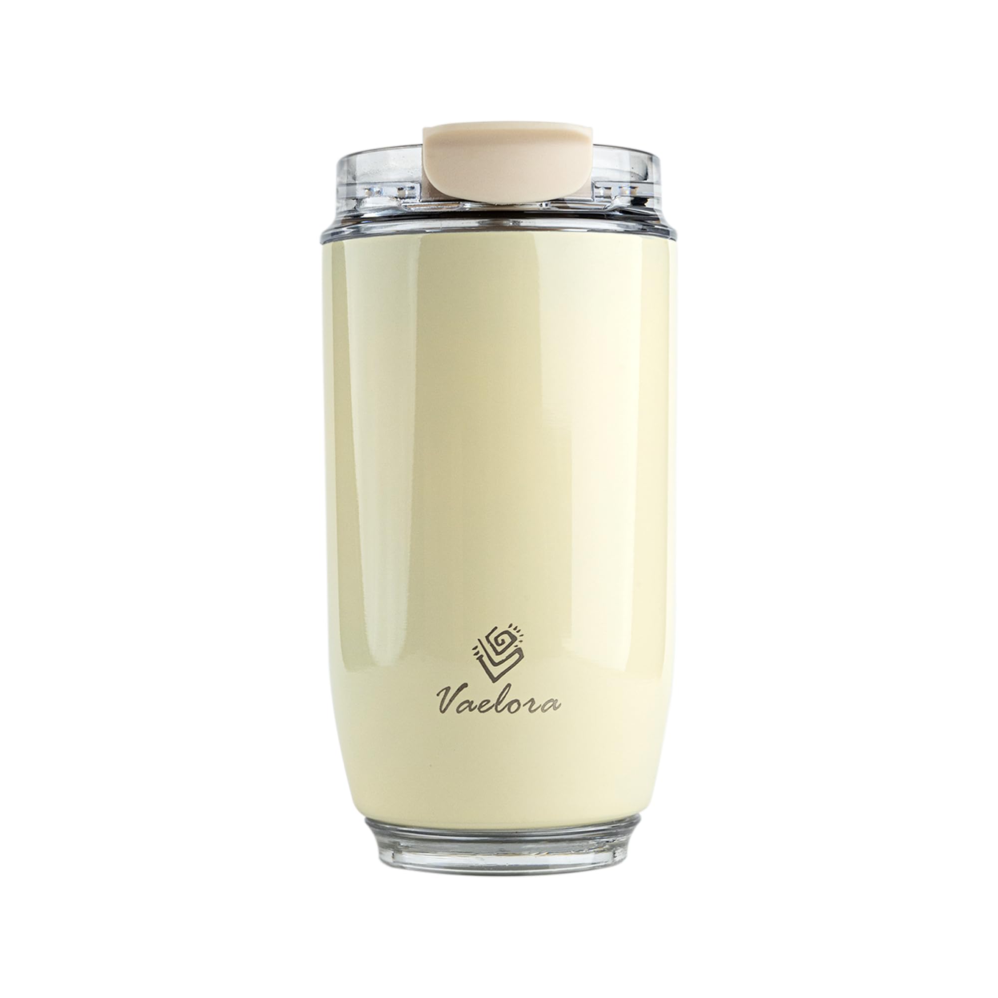 VAELORA Coffee Cup, Vacuum Insulated Stainless Steel Thermal Flask 350ml